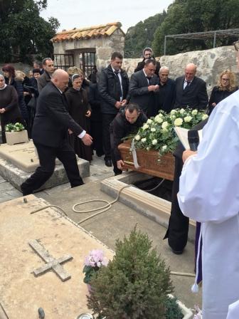 Sprovod s. Ane Božinović na Dančama