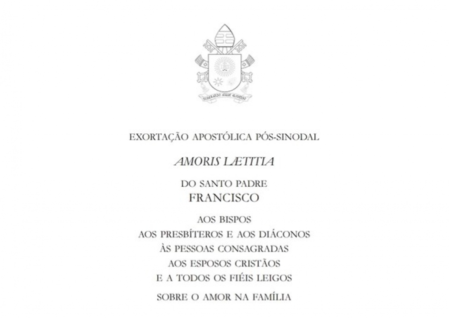 Objavljena apostolska pobudnica “Amoris laetitia” (Radost ljubavi)