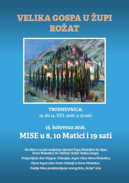 14. KOLOVOZA 2016.