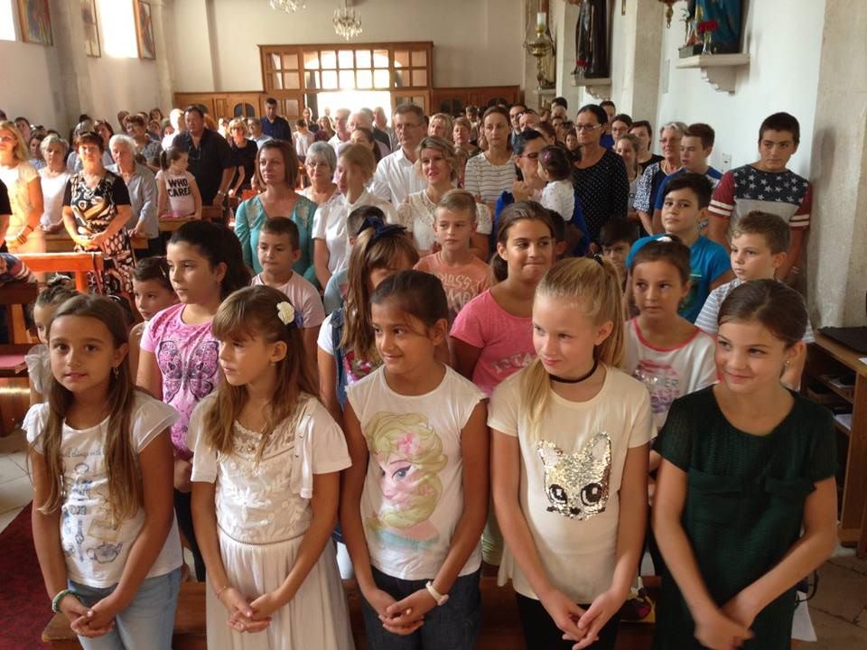 Blagoslov djece na početku vjeronaučno – školske godine, 10. IX. 2017.