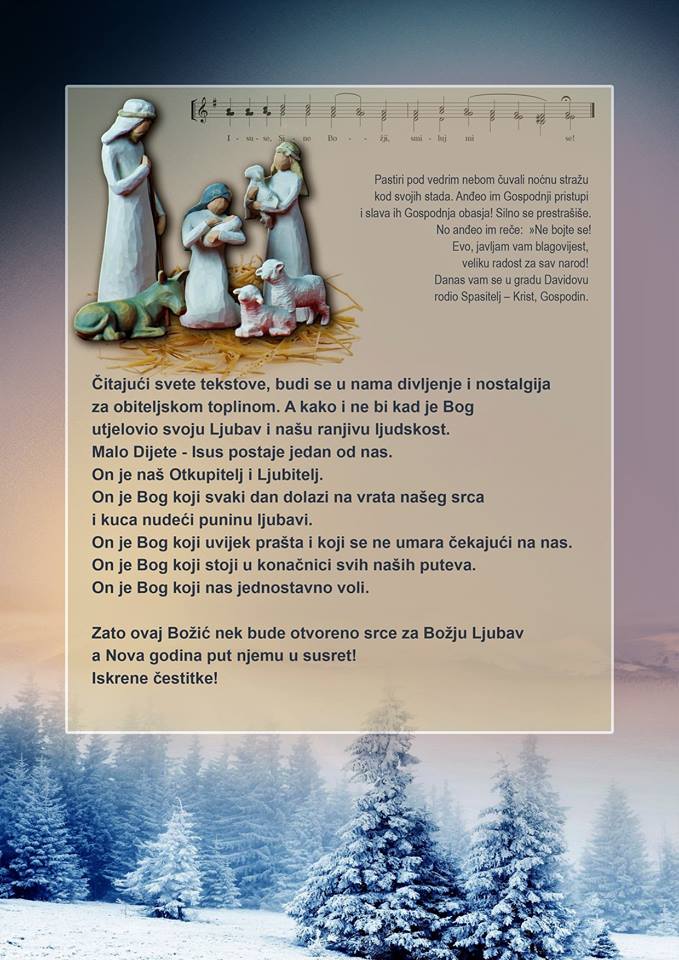 ČESTITKA ZA BOŽIĆ 2018. i NOVU GODINU 2019.