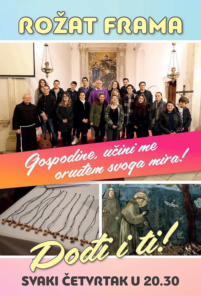 FRAMA ROŽAT SASTAJE SE ČETVRTKOM u 20,30 sati