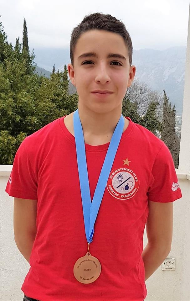 Naš ministrant kadet Đino Radinković osvojio 3. mjesto.