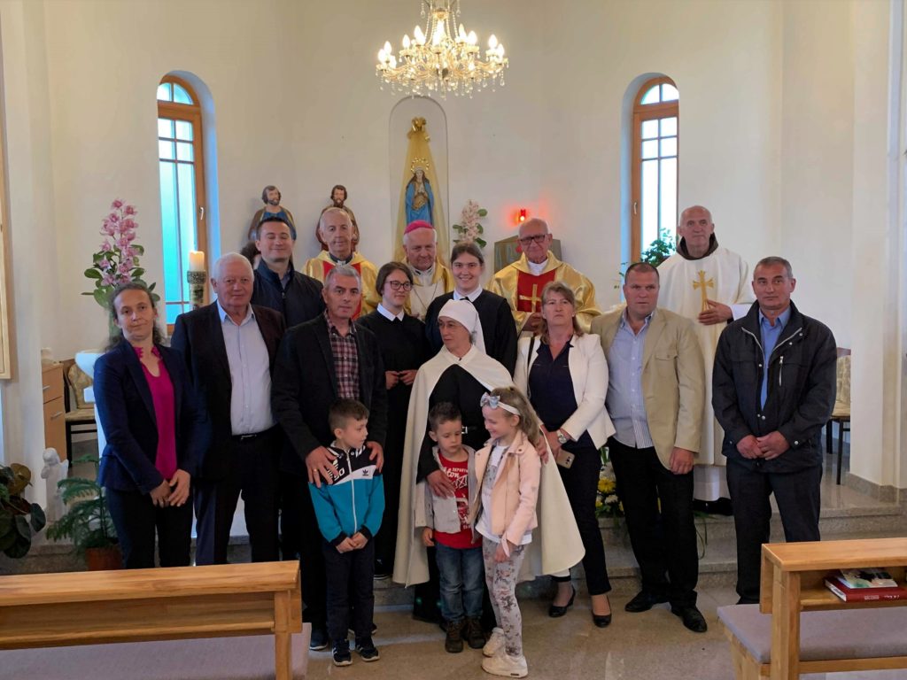 Redovnički zavjeti i ulazak u novicijat u Sasini