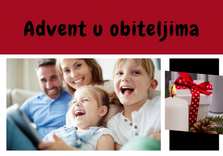 Listić “Advent u obiteljima” za 1. nedjelju došašća. Pošaljite fotografije svoje obitelji uz adventski vijenac