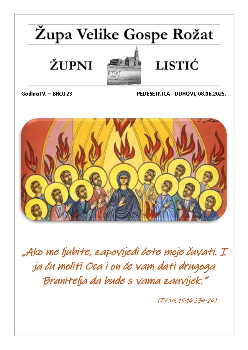 8. lipnja 2025. DUHOVI