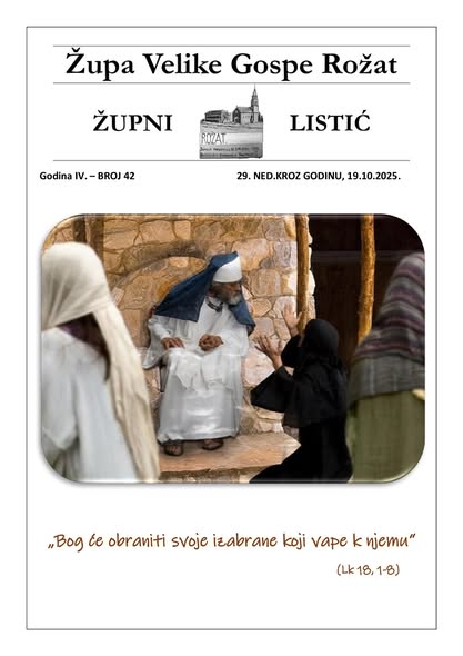 Župne obavijesti 19. listopada 2025.